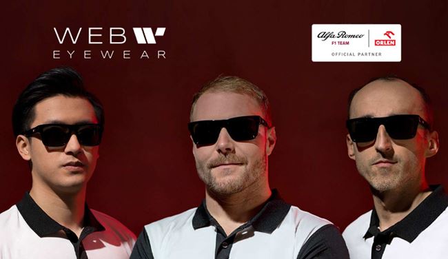Web Eyewear X Alfa Romeo Formula 1 Team
