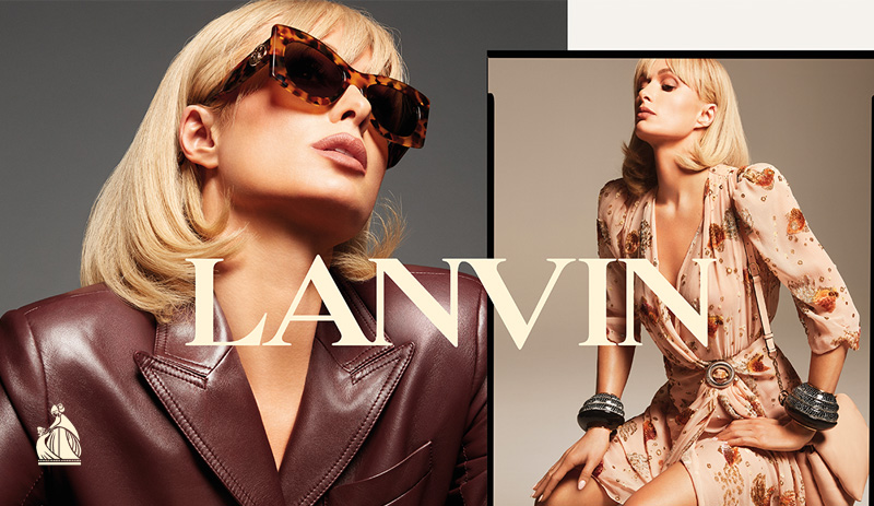 Lanvin does it with Paris Hilton 