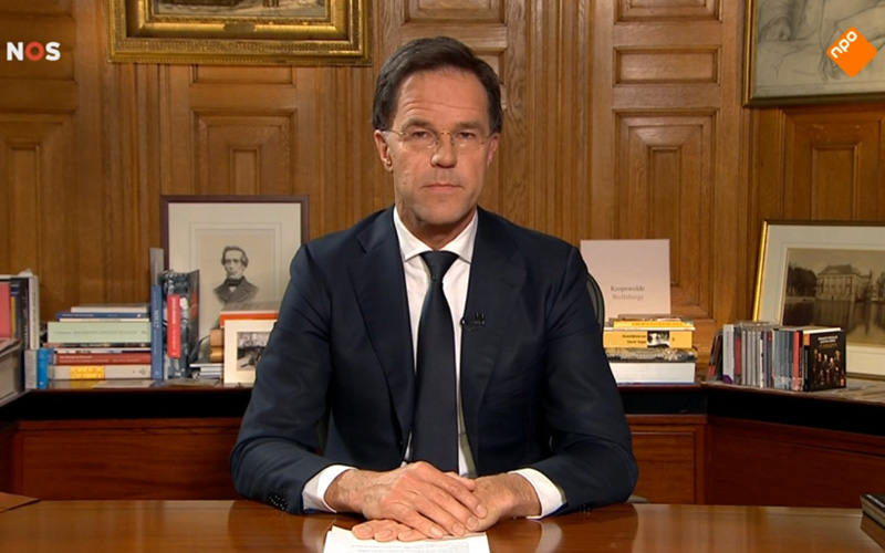 Heldere uitleg van Mark Rutte, winkels vooralsnog open