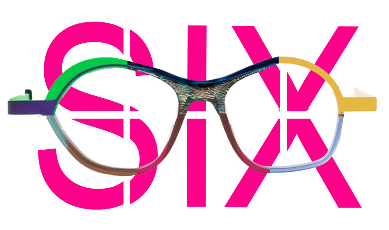 6 x colorful glasses from our showroom