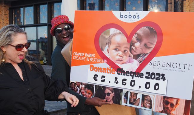 Fantastic contributions from Bobo's/Serengeti and Max voor Ogen to the Orange Babies project